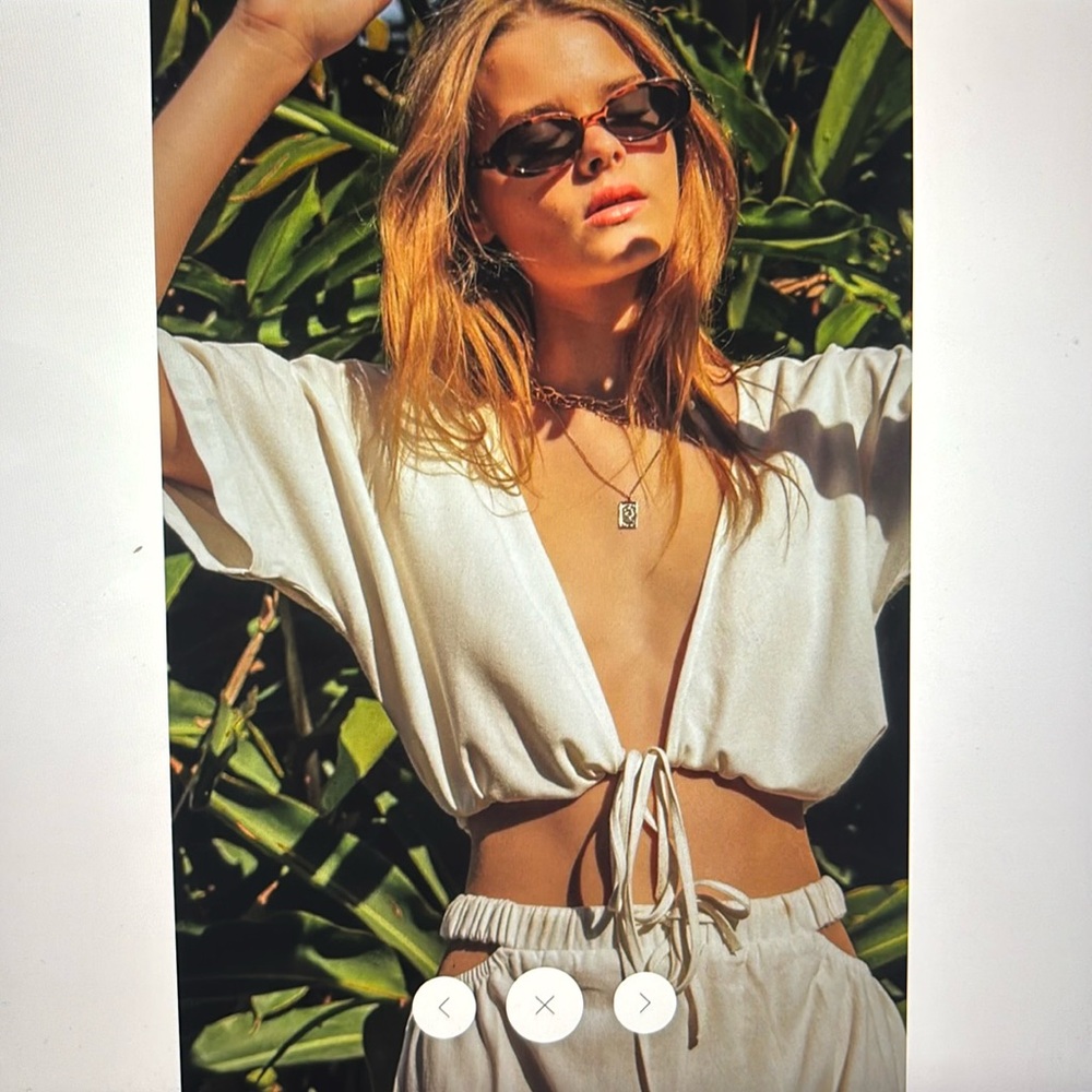 L E The Label High Waisted Purity Skirt